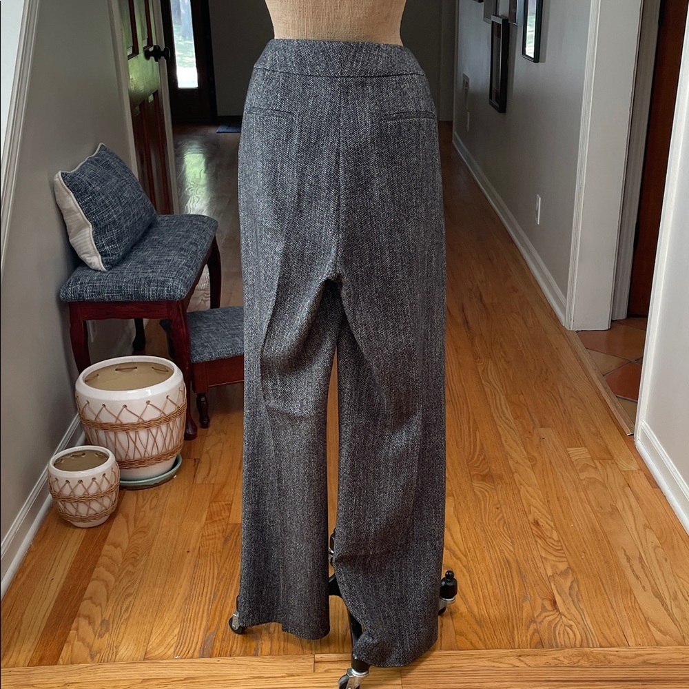 Semantiks Black and White Wide-Leg Trousers - Picture 2 of 5